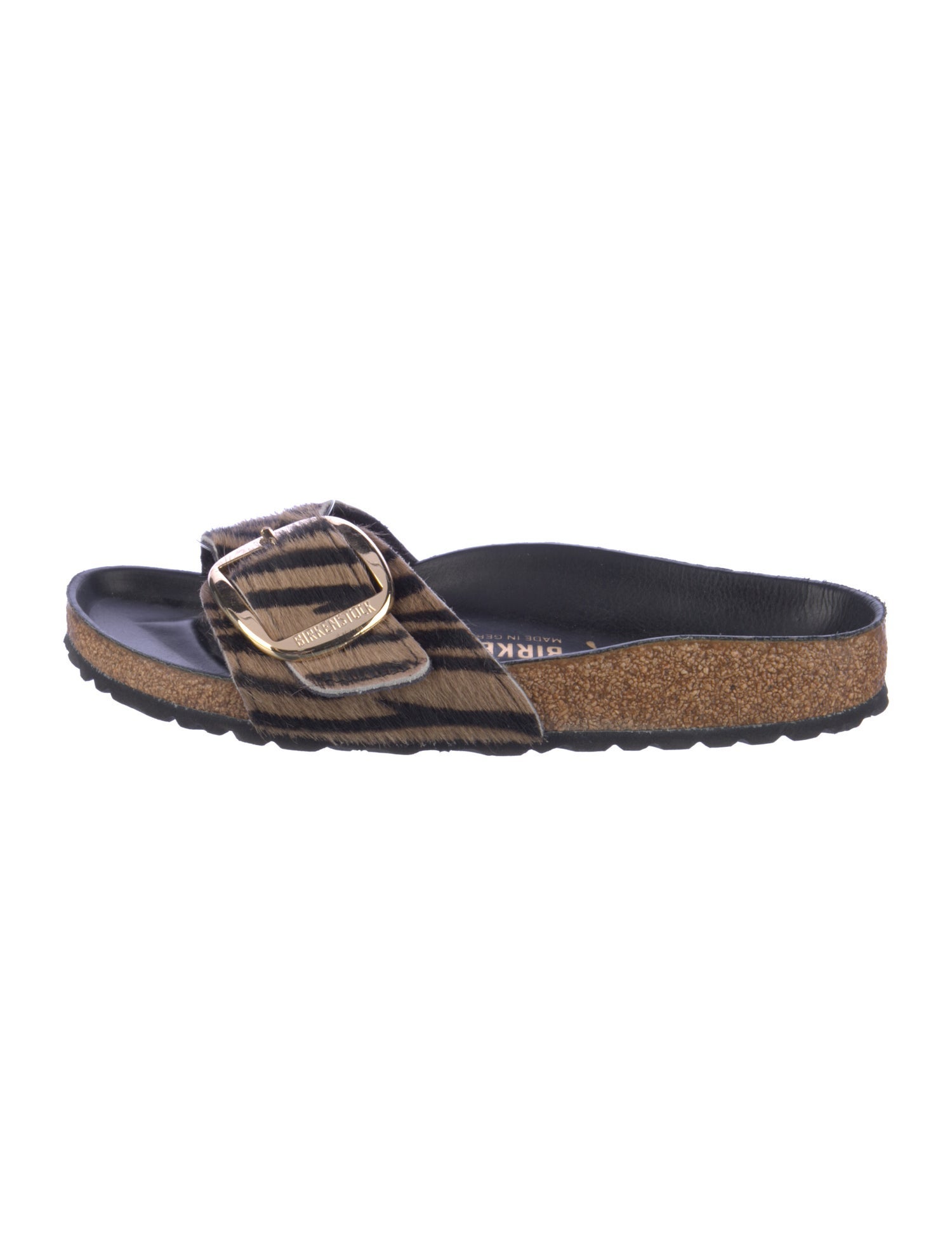 Birkenstock Ponyhair Animal Print Slides